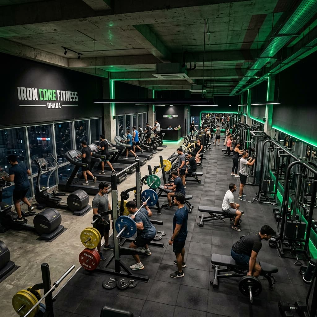 Fitlife Gym Interior - Premium Equipment and Workout Space